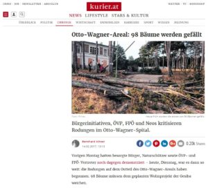 kurier steinhof bäume altersgrenze